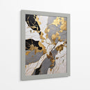 Abstracto Gris y Dorado - Infiniity Art | Cuadro decorativo de Canvas Lab