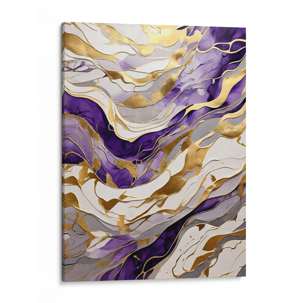 Violeta y Dorado - Infiniity Art | Cuadro decorativo de Canvas Lab