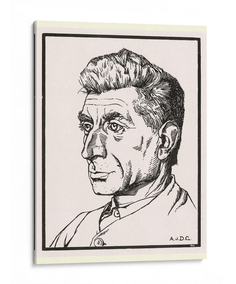 Retrato de un hombre - Julie de Graag | Cuadro decorativo de Canvas Lab