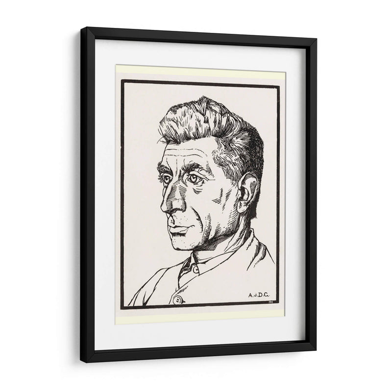 Retrato de un hombre - Julie de Graag | Cuadro decorativo de Canvas Lab