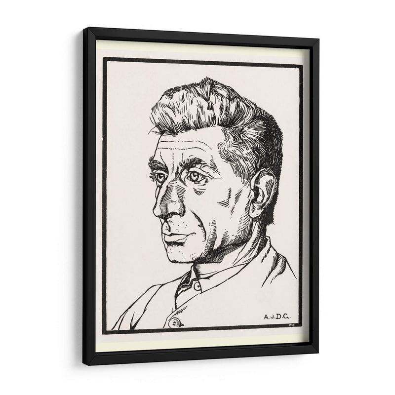 Retrato de un hombre - Julie de Graag | Cuadro decorativo de Canvas Lab