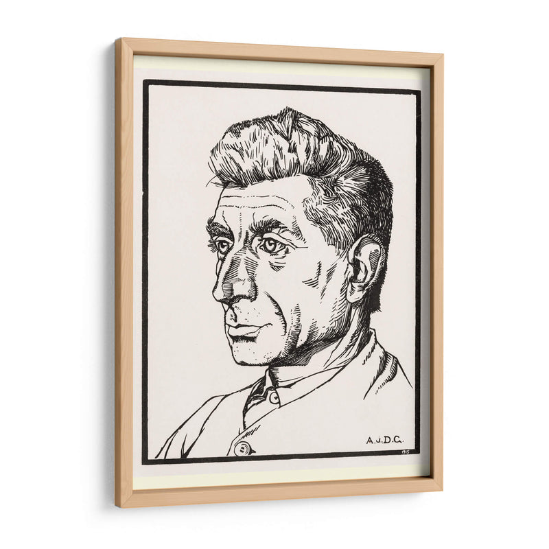 Retrato de un hombre - Julie de Graag | Cuadro decorativo de Canvas Lab