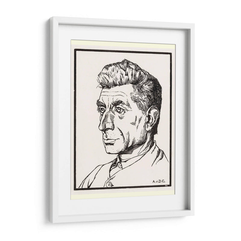 Retrato de un hombre - Julie de Graag | Cuadro decorativo de Canvas Lab