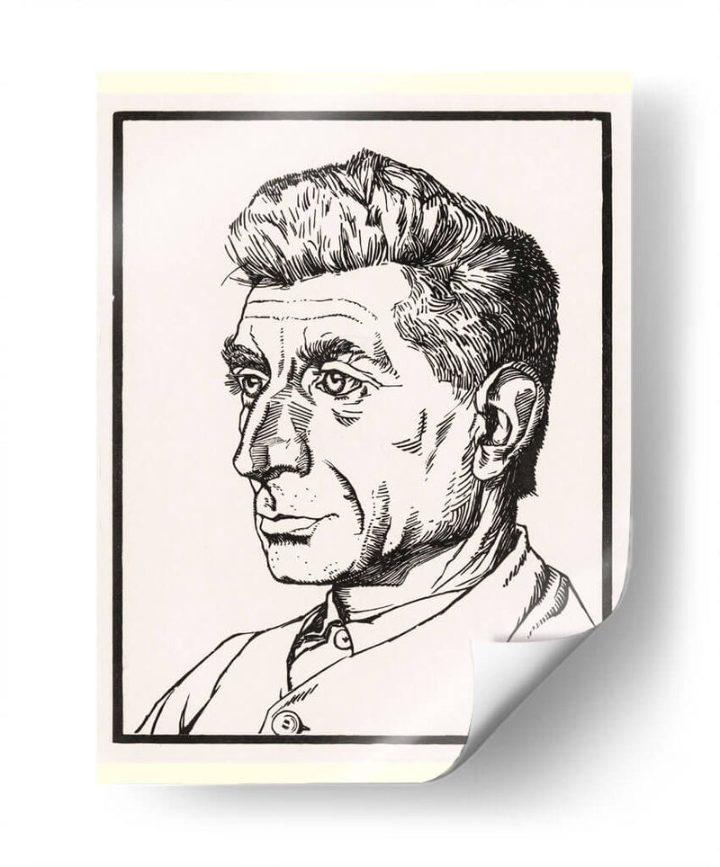 Retrato de un hombre - Julie de Graag | Cuadro decorativo de Canvas Lab