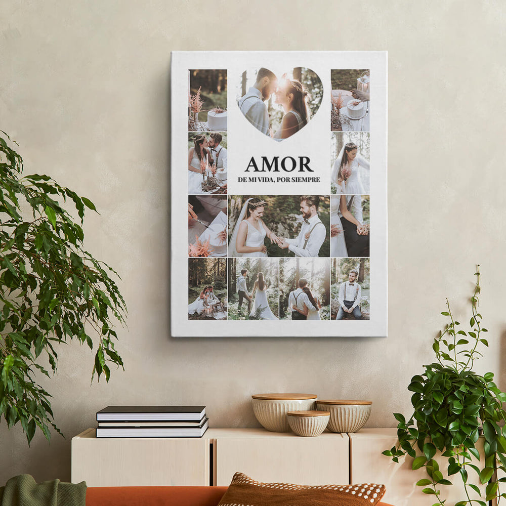 Amor de mi vida en Canvas