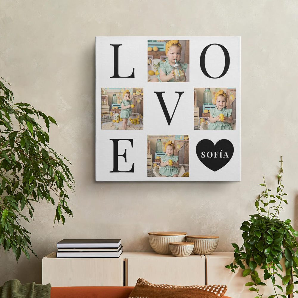 AMOR en Canvas