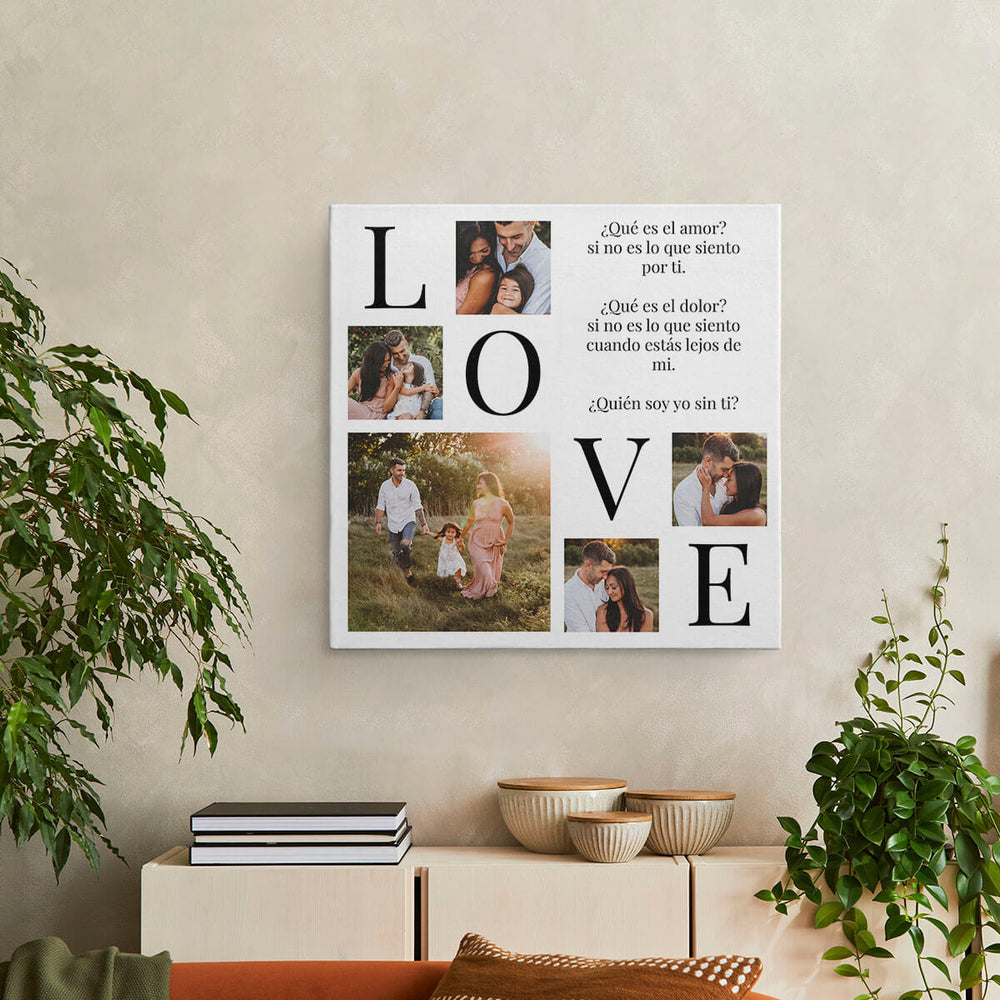 Carta de amor en Canvas