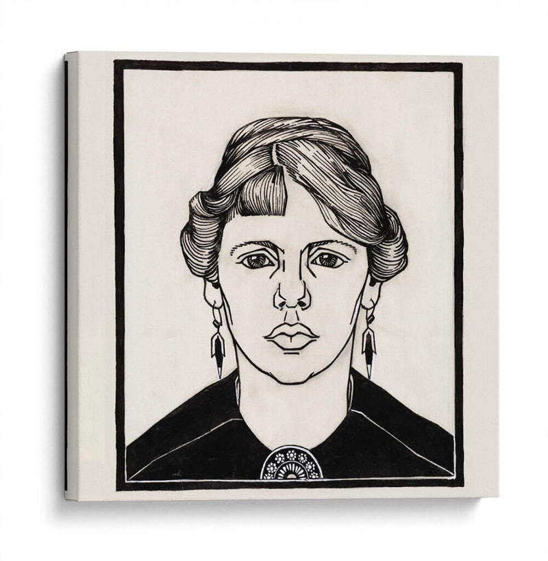 Retrato de una mujer - Julie de Graag | Cuadro decorativo de Canvas Lab