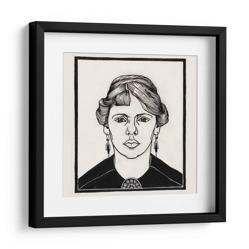 Retrato de una mujer - Julie de Graag | Cuadro decorativo de Canvas Lab