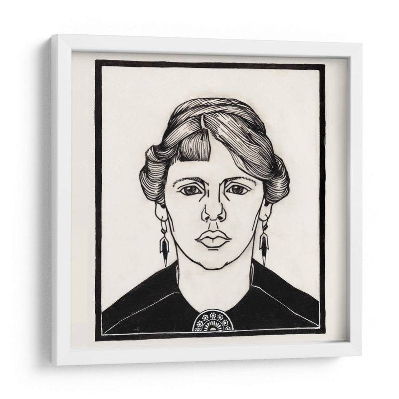 Retrato de una mujer - Julie de Graag | Cuadro decorativo de Canvas Lab