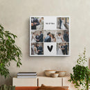 Mr and Mrs en Canvas