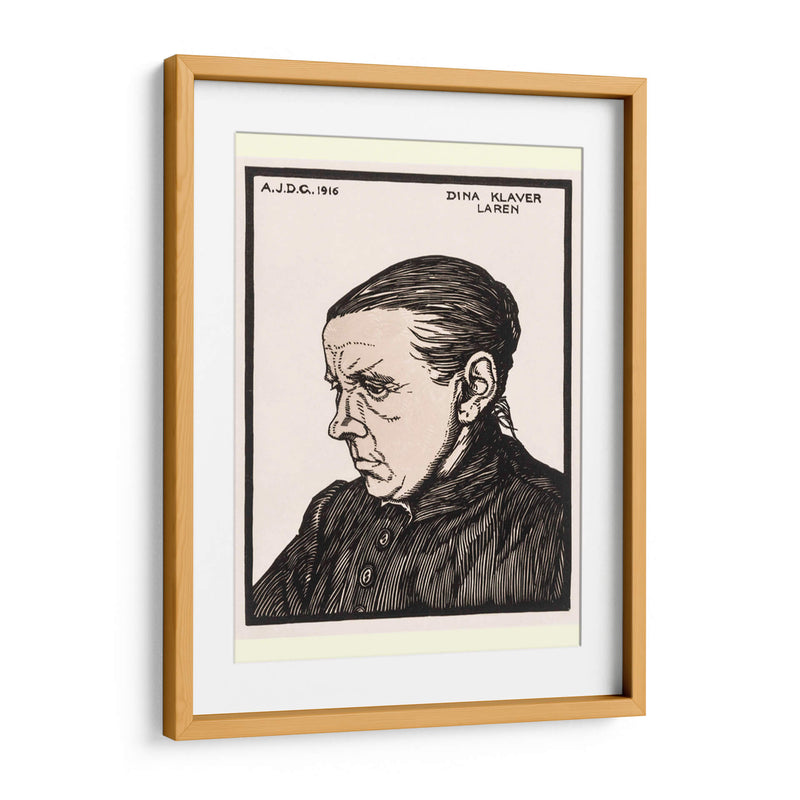 Retrato de Dina Klaver - Julie de Graag | Cuadro decorativo de Canvas Lab
