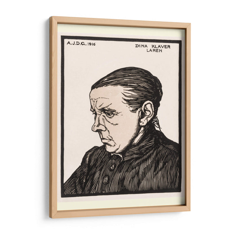 Retrato de Dina Klaver - Julie de Graag | Cuadro decorativo de Canvas Lab