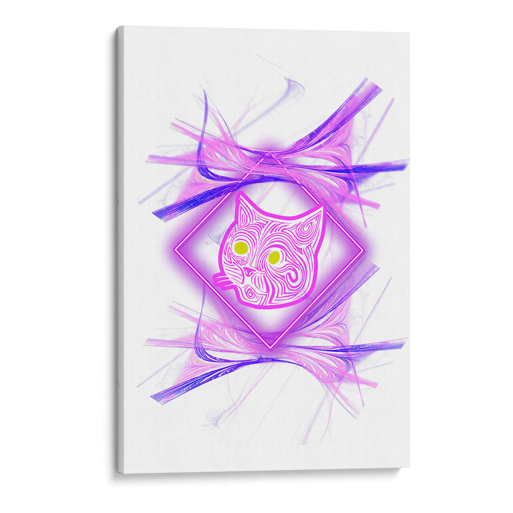 Vibras de Gato Neón. - Nosion | Cuadro decorativo de Canvas Lab