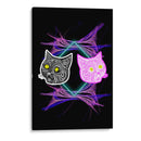 Gatos Neón Psicodélicos. - Nosion | Cuadro decorativo de Canvas Lab