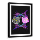 Gatos Neón Psicodélicos. - Nosion | Cuadro decorativo de Canvas Lab