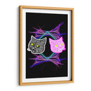 Gatos Neón Psicodélicos. - Nosion | Cuadro decorativo de Canvas Lab