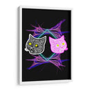 Gatos Neón Psicodélicos. - Nosion | Cuadro decorativo de Canvas Lab