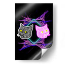 Gatos Neón Psicodélicos. - Nosion | Cuadro decorativo de Canvas Lab