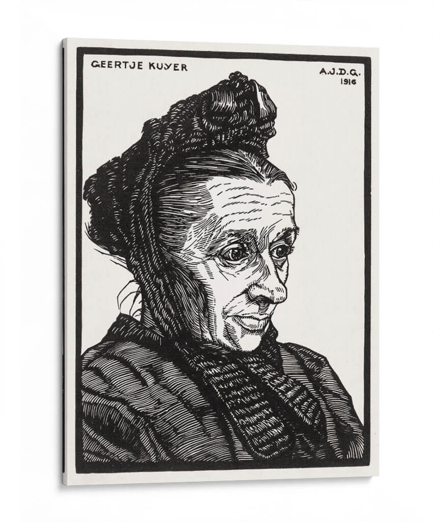 Retrato de Geertje Kuijer - Julie de Graag | Cuadro decorativo de Canvas Lab