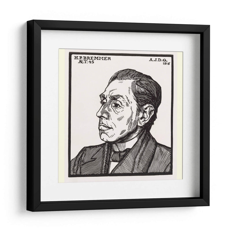Retrato de Hendricus Petrus Bremmer - Julie de Graag | Cuadro decorativo de Canvas Lab