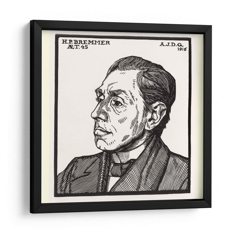 Retrato de Hendricus Petrus Bremmer - Julie de Graag | Cuadro decorativo de Canvas Lab