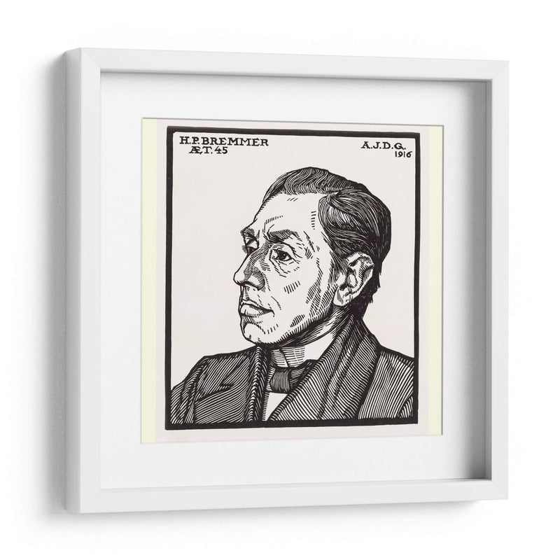 Retrato de Hendricus Petrus Bremmer - Julie de Graag | Cuadro decorativo de Canvas Lab
