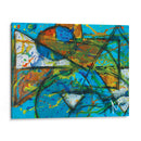 Casi geométricas triángulos y círculos - mem | Cuadro decorativo de Canvas Lab