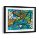 Casi geométricas triángulos y círculos - mem | Cuadro decorativo de Canvas Lab