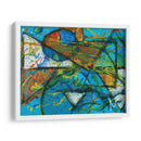 Casi geométricas triángulos y círculos - mem | Cuadro decorativo de Canvas Lab