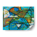 Casi geométricas triángulos y círculos - mem | Cuadro decorativo de Canvas Lab