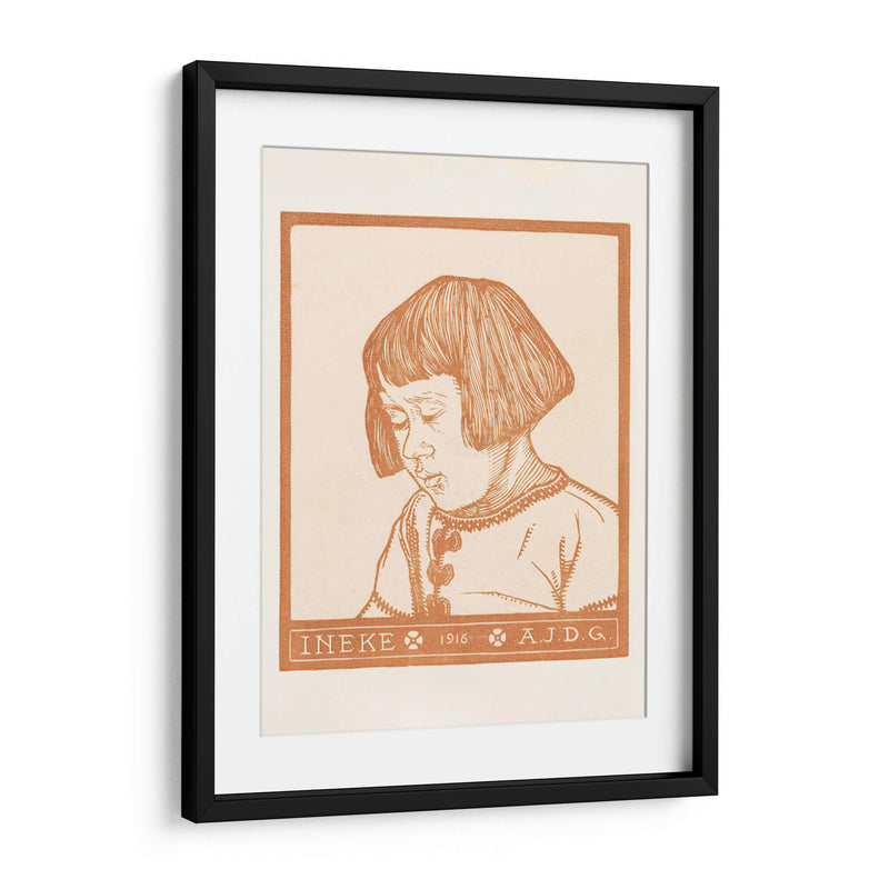 Retrato de Ineke Broekman - Julie de Graag | Cuadro decorativo de Canvas Lab