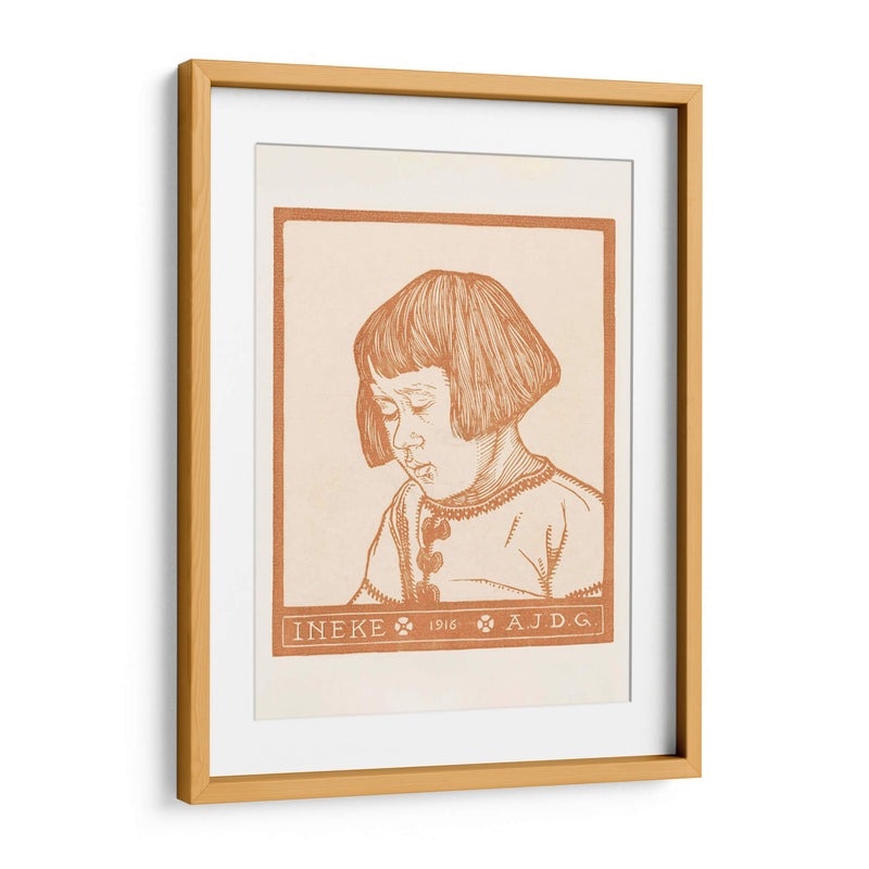 Retrato de Ineke Broekman - Julie de Graag | Cuadro decorativo de Canvas Lab