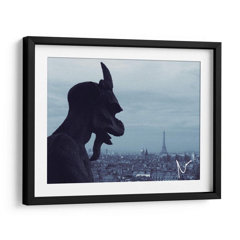 Gárgola y torre, París 2003 - mem | Cuadro decorativo de Canvas Lab