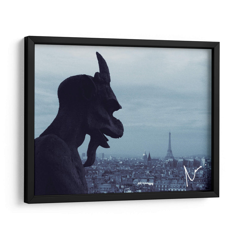Gárgola y torre, París 2003 - mem | Cuadro decorativo de Canvas Lab
