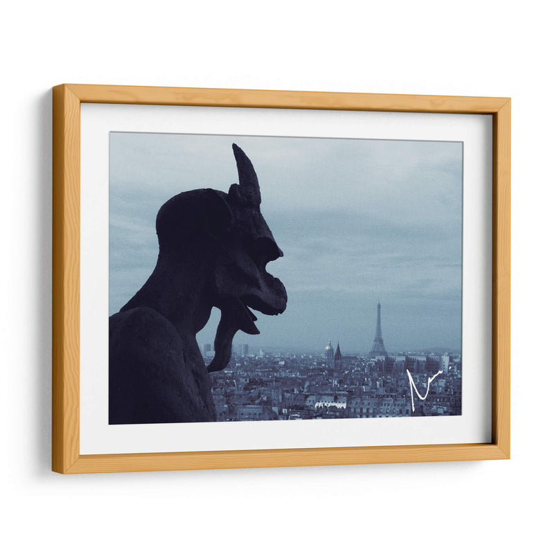Gárgola y torre, París 2003 - mem | Cuadro decorativo de Canvas Lab