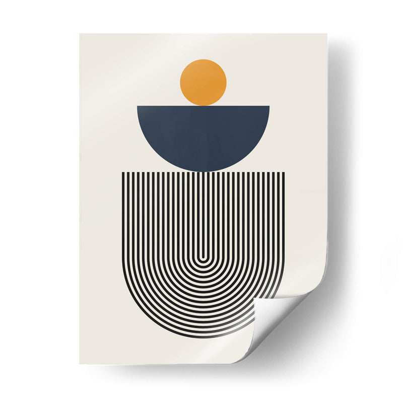 Líneas y círculos 18 - Vitor Costa | Cuadro decorativo de Canvas Lab