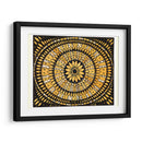 Roseta de flores y hojas estilizadas. - Julie de Graag | Cuadro decorativo de Canvas Lab