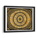 Roseta de flores y hojas estilizadas. - Julie de Graag | Cuadro decorativo de Canvas Lab