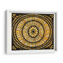 Roseta de flores y hojas estilizadas. - Julie de Graag | Cuadro decorativo de Canvas Lab