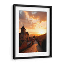 Serenidad al atardecer en un pueblo pintoresco. - Nosion | Cuadro decorativo de Canvas Lab