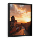 Serenidad al atardecer en un pueblo pintoresco. - Nosion | Cuadro decorativo de Canvas Lab