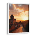 Serenidad al atardecer en un pueblo pintoresco. - Nosion | Cuadro decorativo de Canvas Lab
