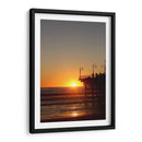 Sunset at Santa Monica Pier - Ani Coloca | Cuadro decorativo de Canvas Lab