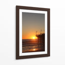 Sunset at Santa Monica Pier - Ani Coloca | Cuadro decorativo de Canvas Lab