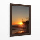 Sunset at Santa Monica Pier - Ani Coloca | Cuadro decorativo de Canvas Lab