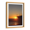 Sunset at Santa Monica Pier - Ani Coloca | Cuadro decorativo de Canvas Lab