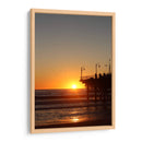 Sunset at Santa Monica Pier - Ani Coloca | Cuadro decorativo de Canvas Lab