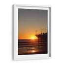 Sunset at Santa Monica Pier - Ani Coloca | Cuadro decorativo de Canvas Lab