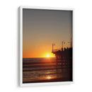 Sunset at Santa Monica Pier - Ani Coloca | Cuadro decorativo de Canvas Lab